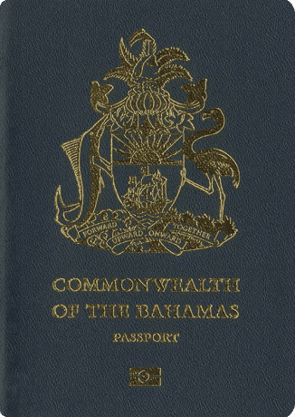 Bahamas passport cover