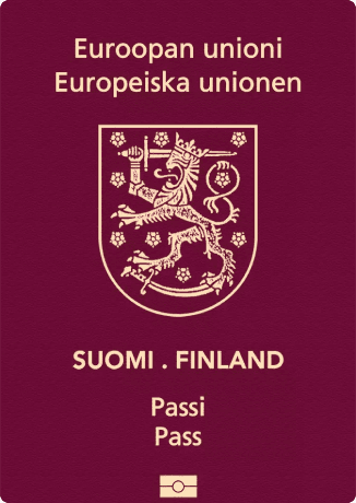 Finland passport cover
