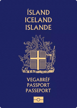 Iceland passport cover
