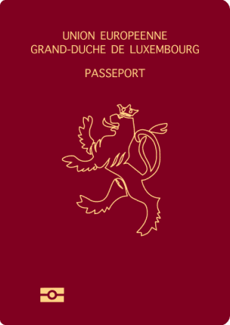 Luxembourg passport cover