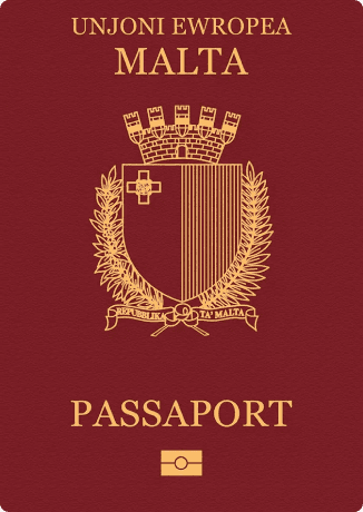Malta passport cover