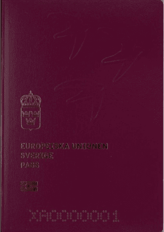 Sweden passport cover