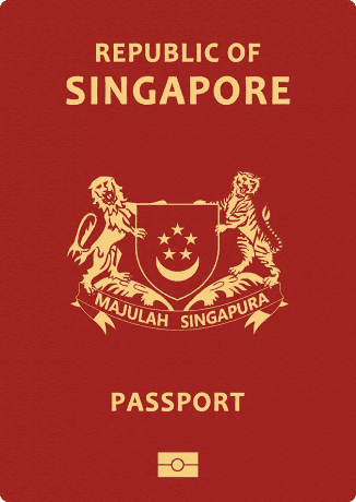 Singapore passport cover